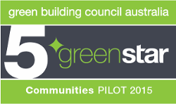 5 star GBCA Five Star Green-Star Community rating